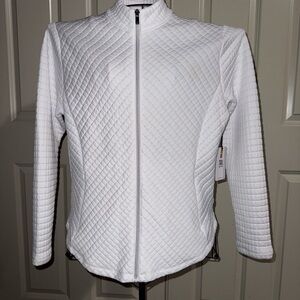 White Quilted Women's Jacket